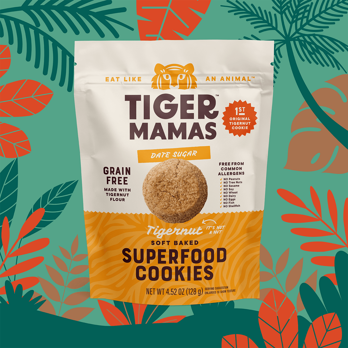 TigerMamas - Date Sugar TigerMamas Cookies 12ct Bag