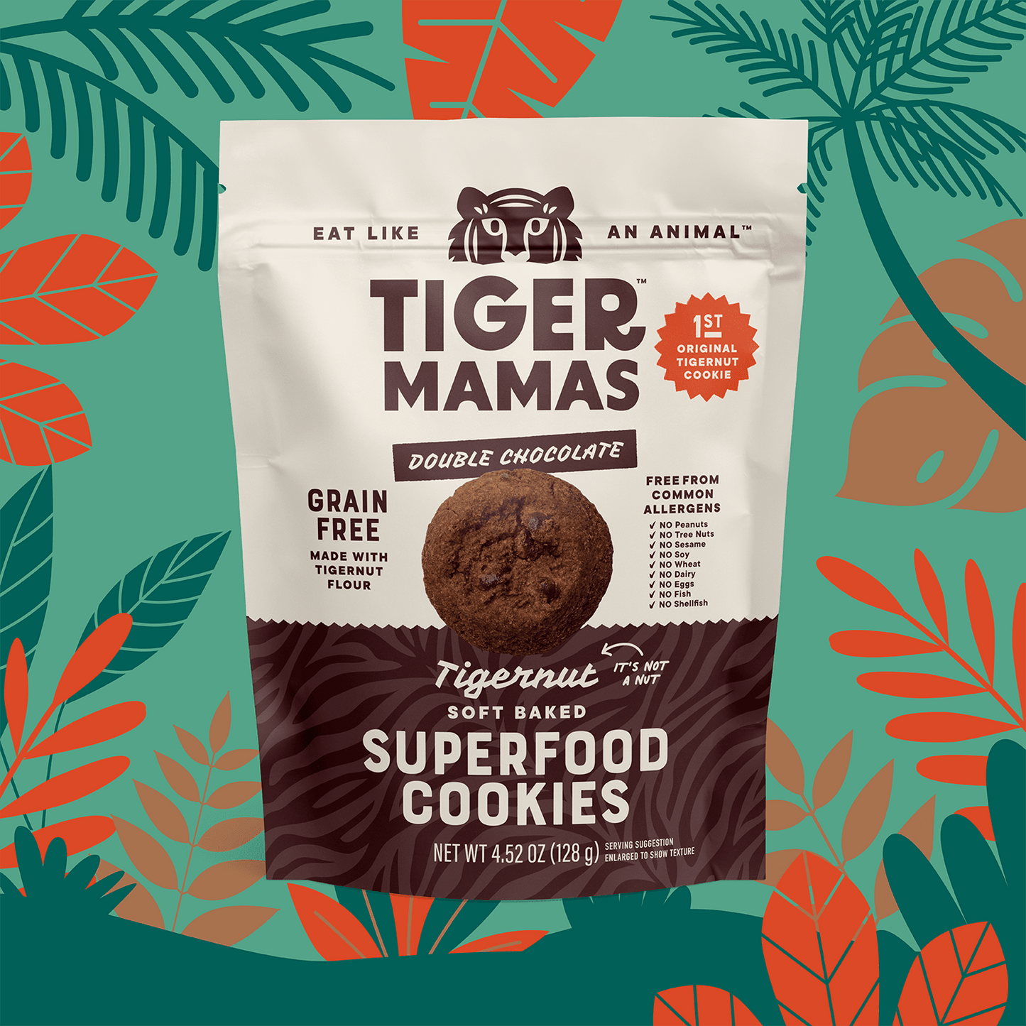 TigerMamas - Double Chocolate TigerMamas Cookies 12ct Bag