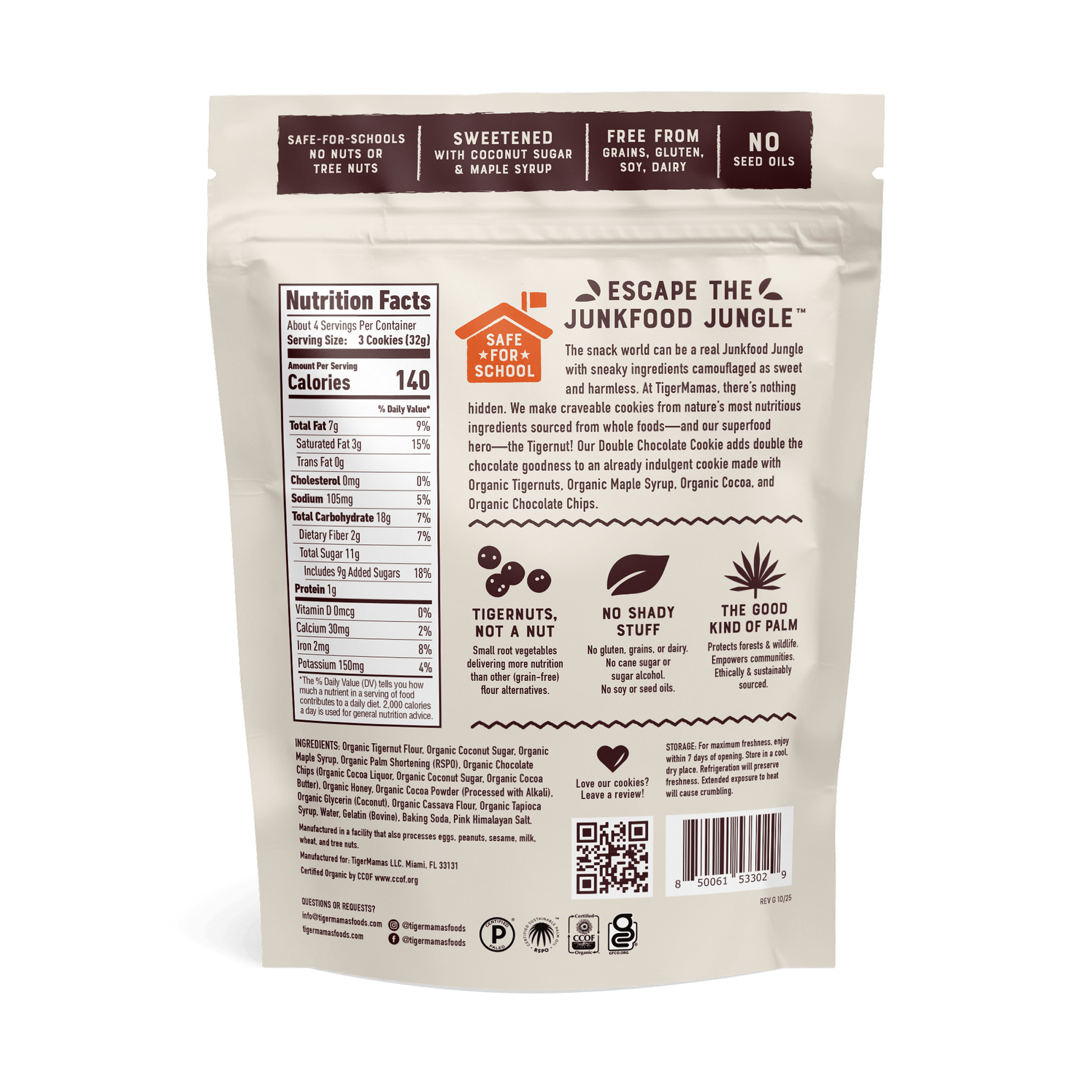 TigerMamas - Double Chocolate TigerMamas Cookies